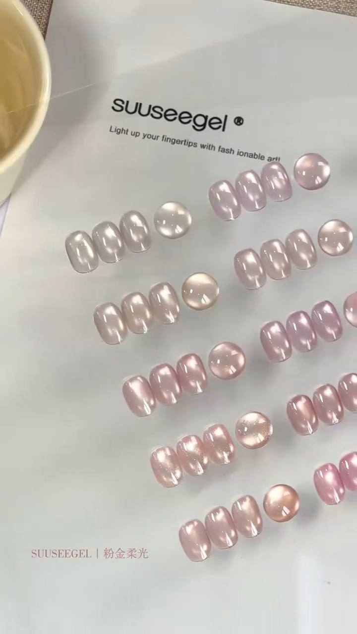 Sticky Rice Semi-Sheer Gel application technique