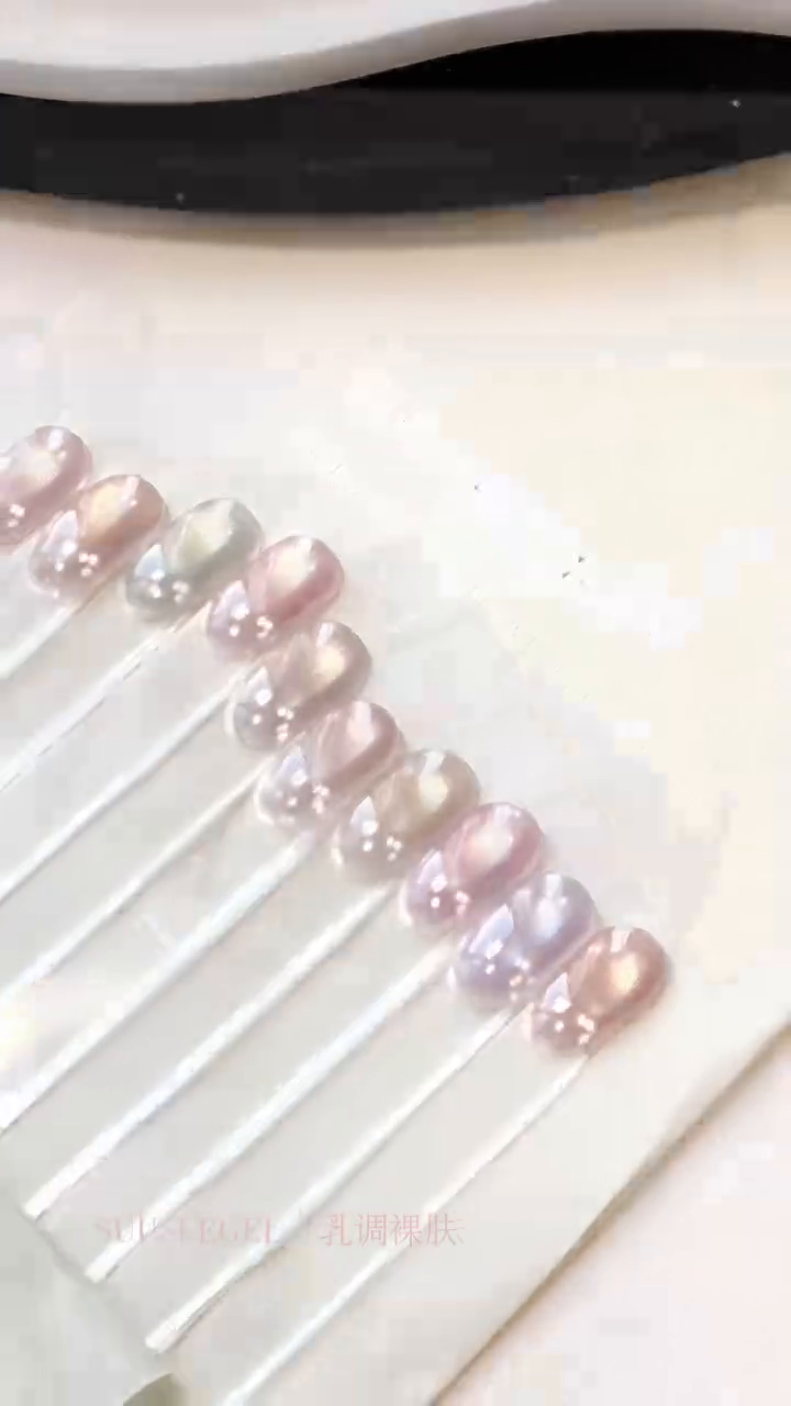 Sticky Rice Semi-Sheer Gel application technique