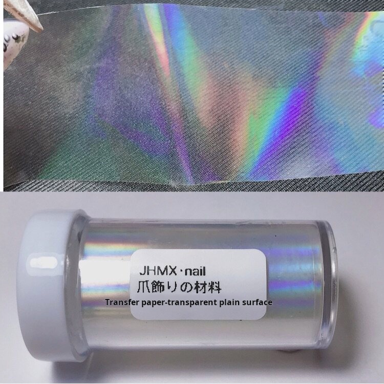 Nail foil flakes for gel decoration