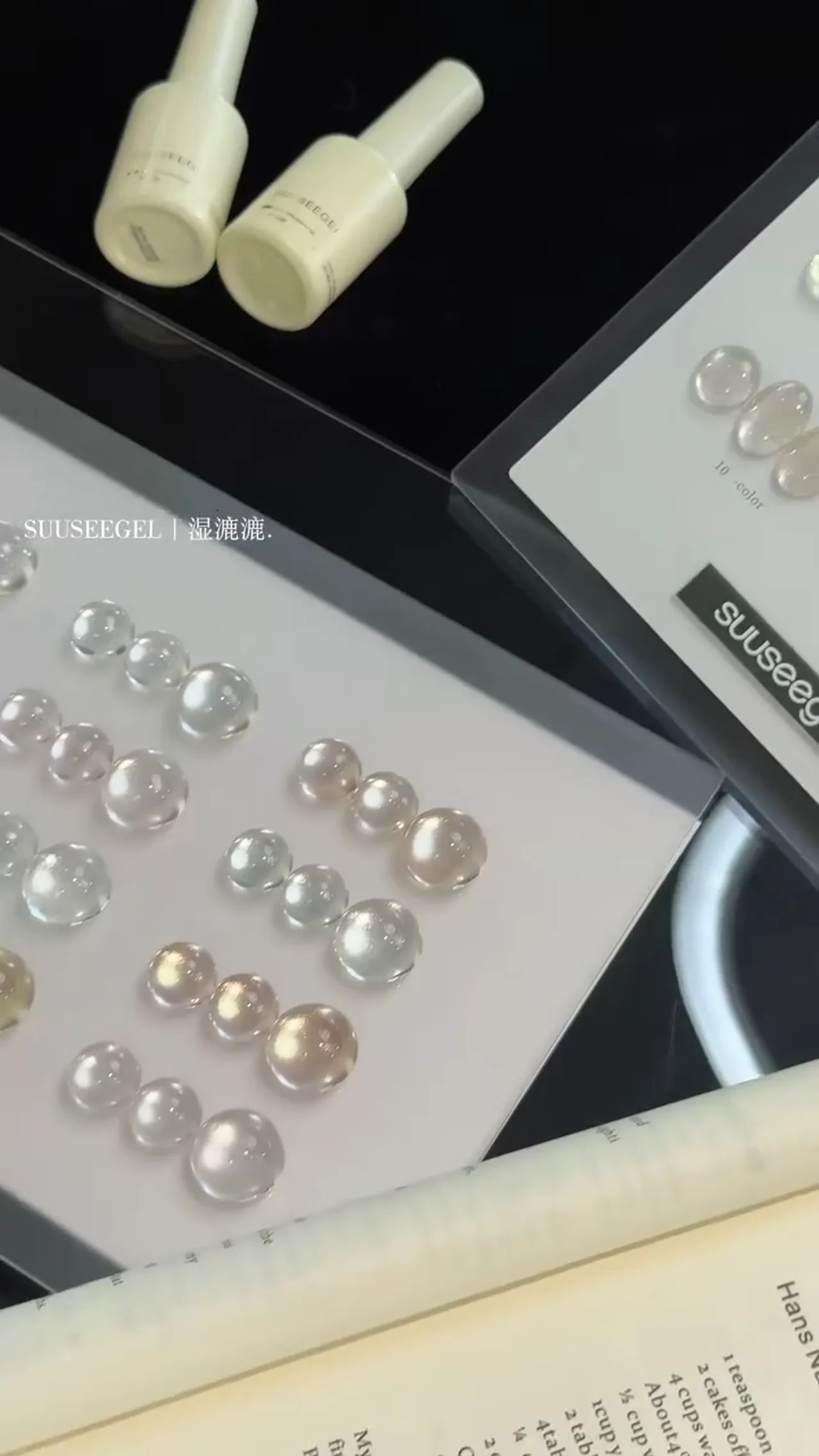 Wet Look White Cat Eye Gel 12 Colors soft magnetic shine