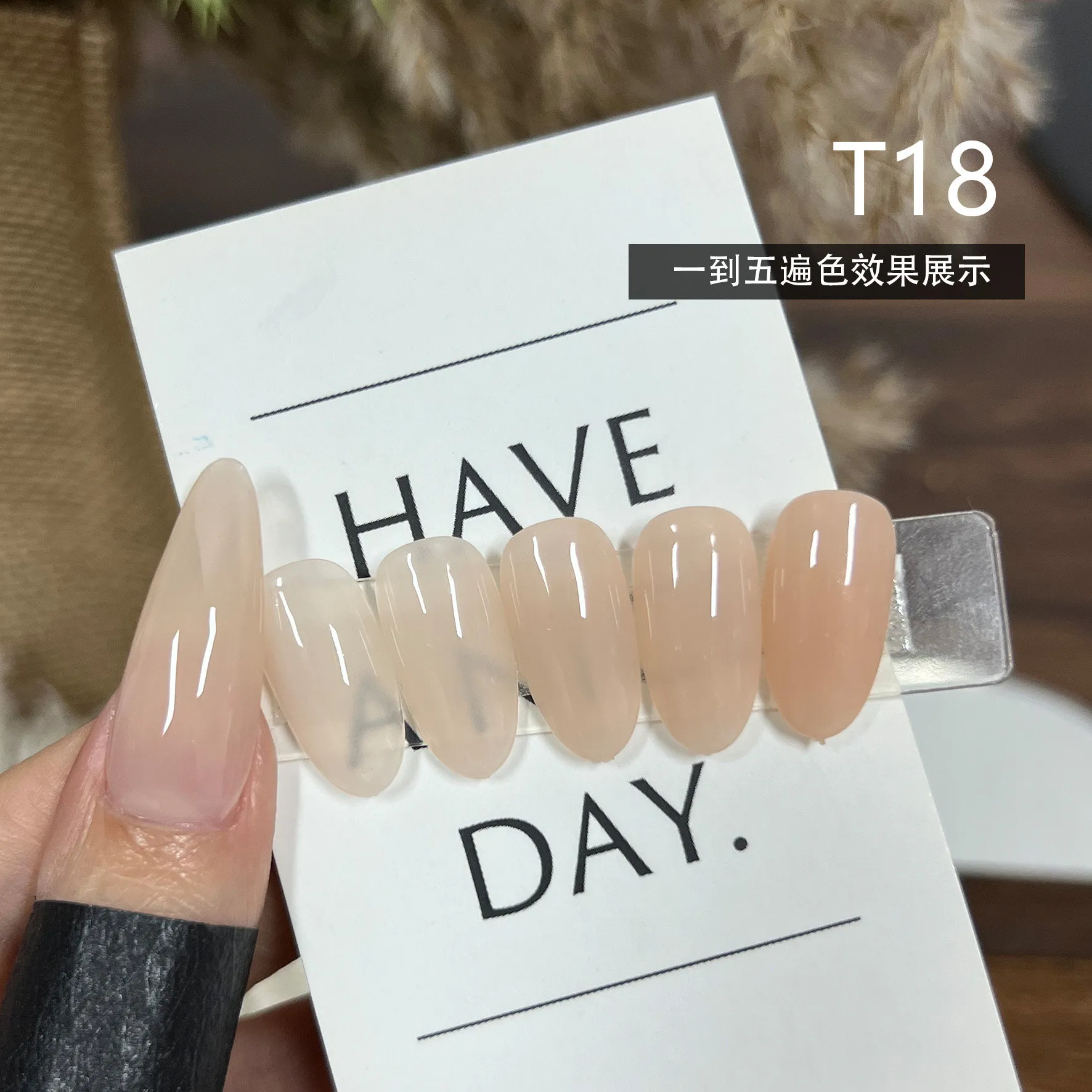 Hydra Sheer Nude Gel 4 Colors: Huanhuan Watery Sheer — Universal Base Nude