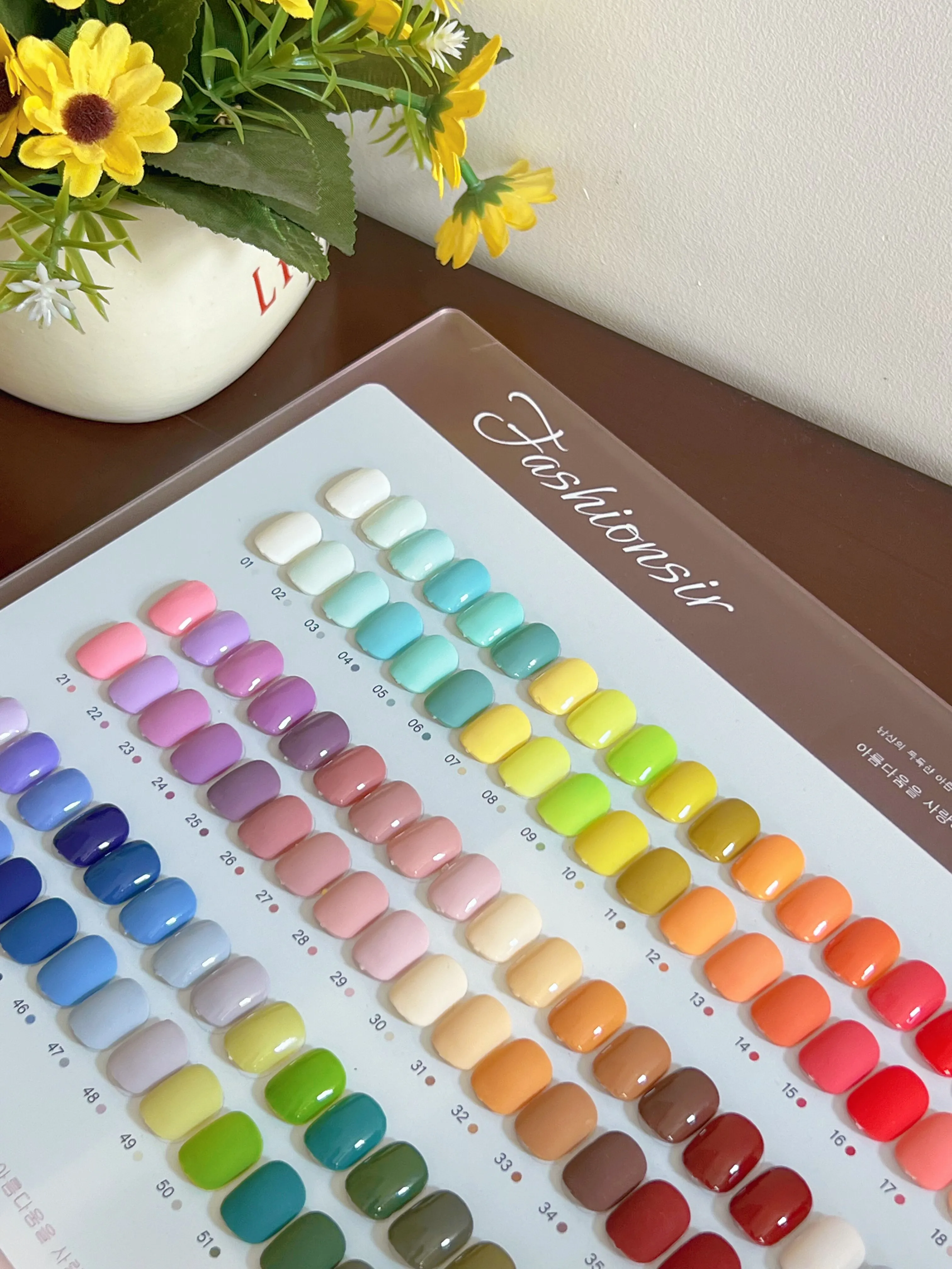Mr. Fashion Solid Gel 60 Colors: One Bottle One Color — Professional Solid Shades