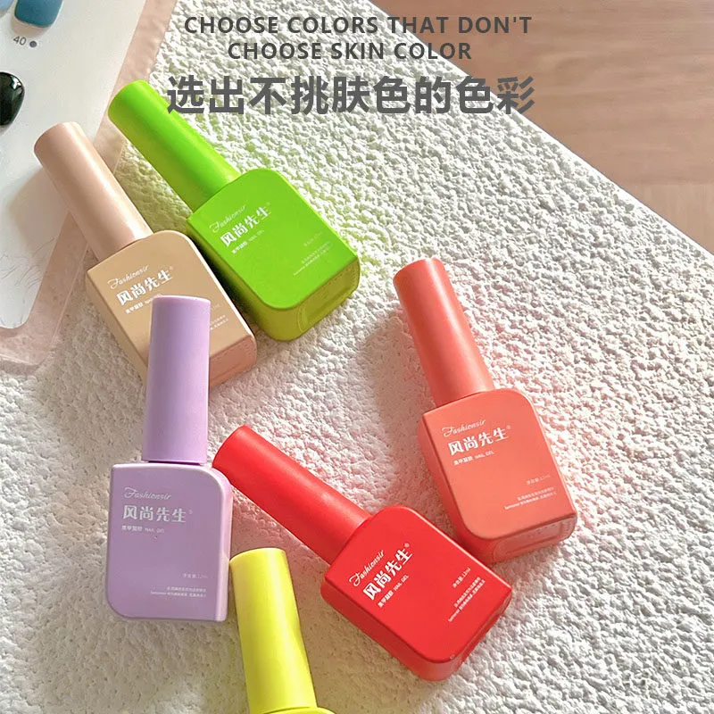 Mr. Fashion Solid Gel 60 Colors: One Bottle One Color — Professional Solid Shades