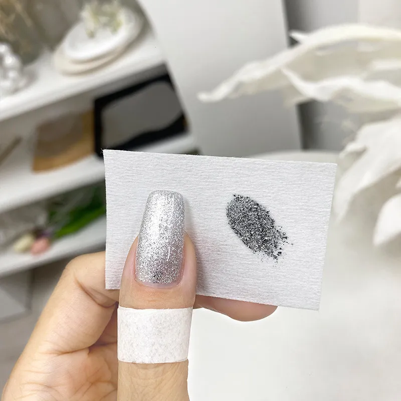 White Aurora Cat Eye Gel 1 Color: Flowing Light — Glass Bead Magnetic Cat Eye — cat eye gel polish wholesale