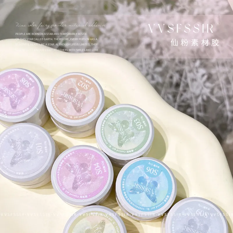 Fairy Powder Texture Gel 9 Colors: Opal Shimmer — 3D Relief Texture Art
