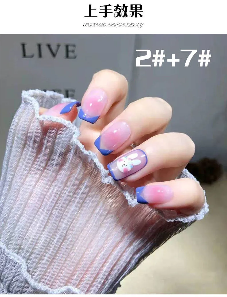 Artist Opal Jelly Gel 12 Colors: Opal Sheer — Semi-Translucent Jelly Nail Gel