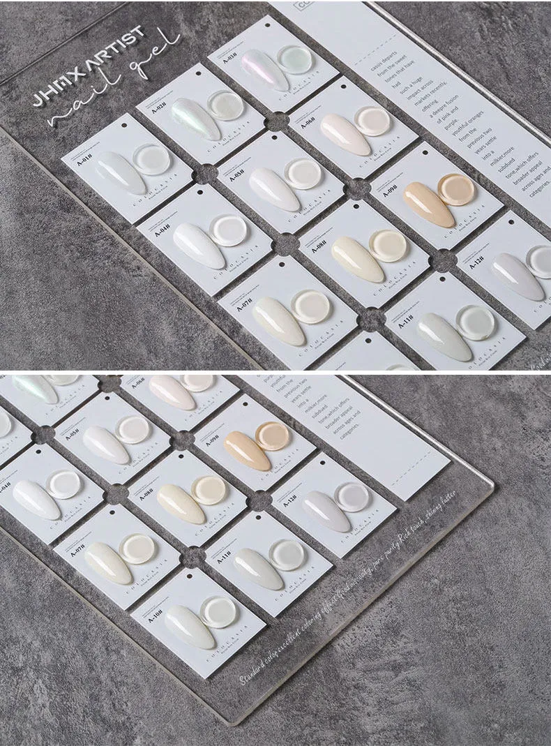 Artist Cream White Gel 12 Colors: Coconut White — Creamy Milkshake Nail Shades