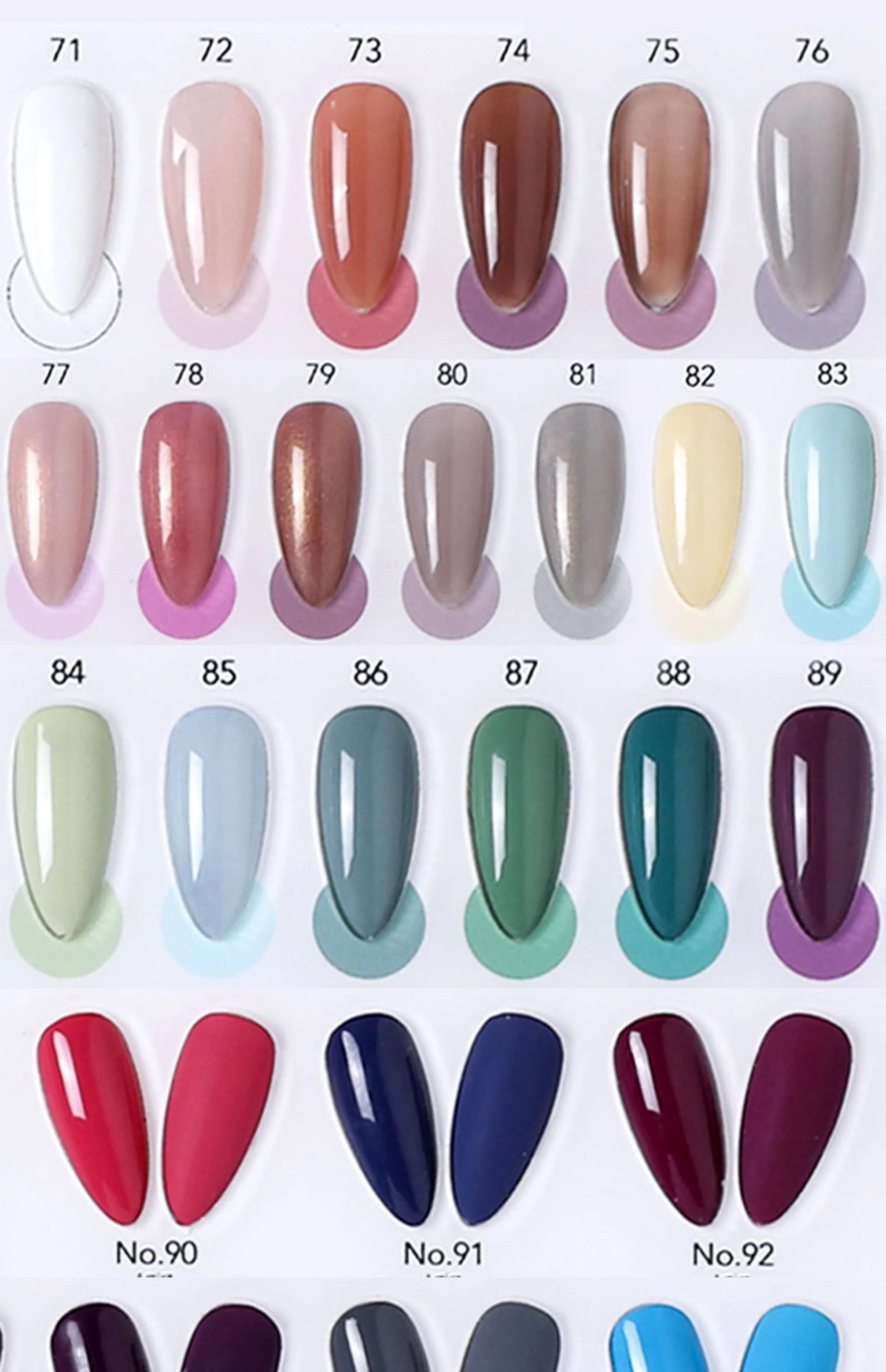 Artist Taro Color Board 168 Colors: Taro Collection — Complete Shade Board Collection