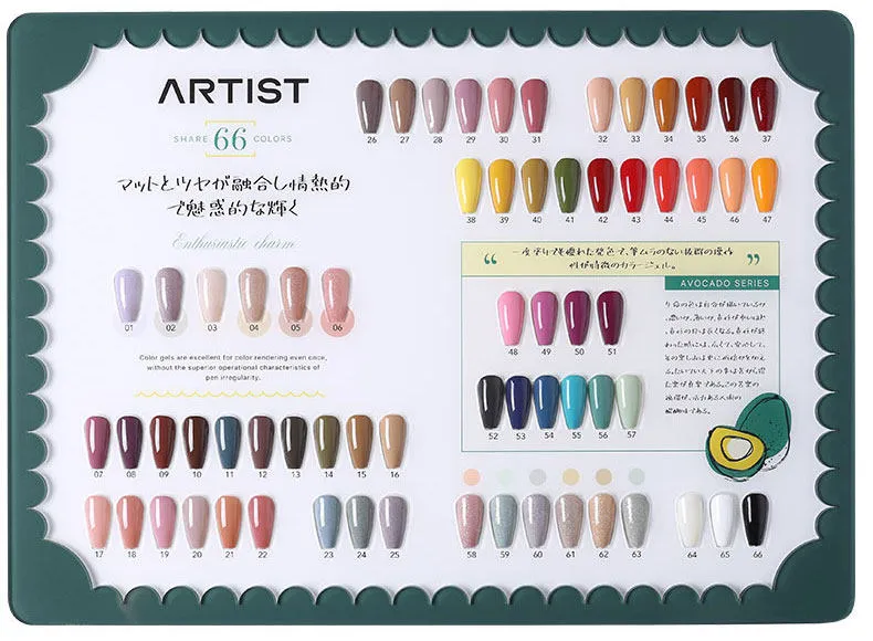 Artist Milky Collection 92 Colors: Milky Series — Creamy Milkshake Nail Shades