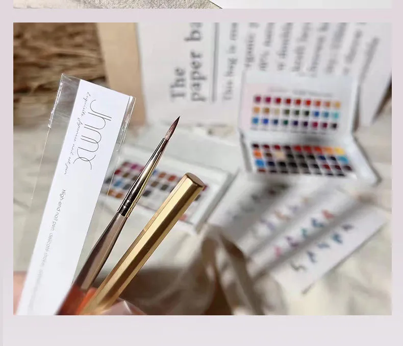 Solid Watercolor Nail Paint 36 Colors: Pearl Watercolor — Professional Special Effect Gel