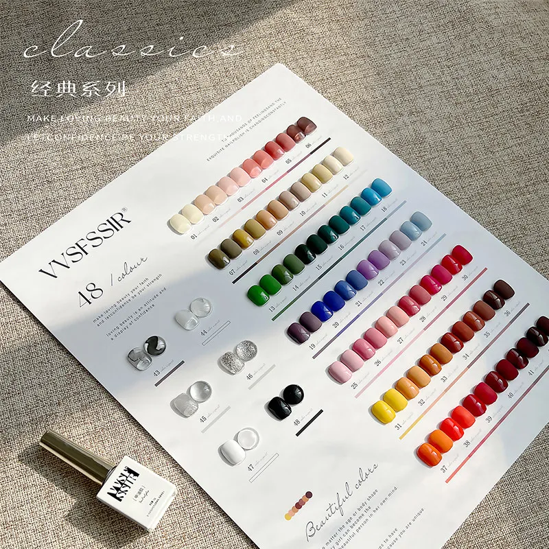 Classic 48 Color Gel Set: Classic 48 — Professional Solid Shades
