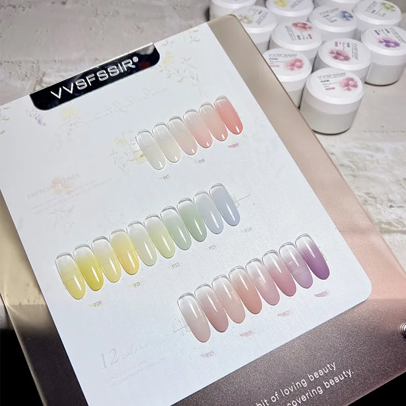 Rose Garden Pat Pat Gel 12 Colors: Dark Chocolate — Buildable Pat Pat Gel