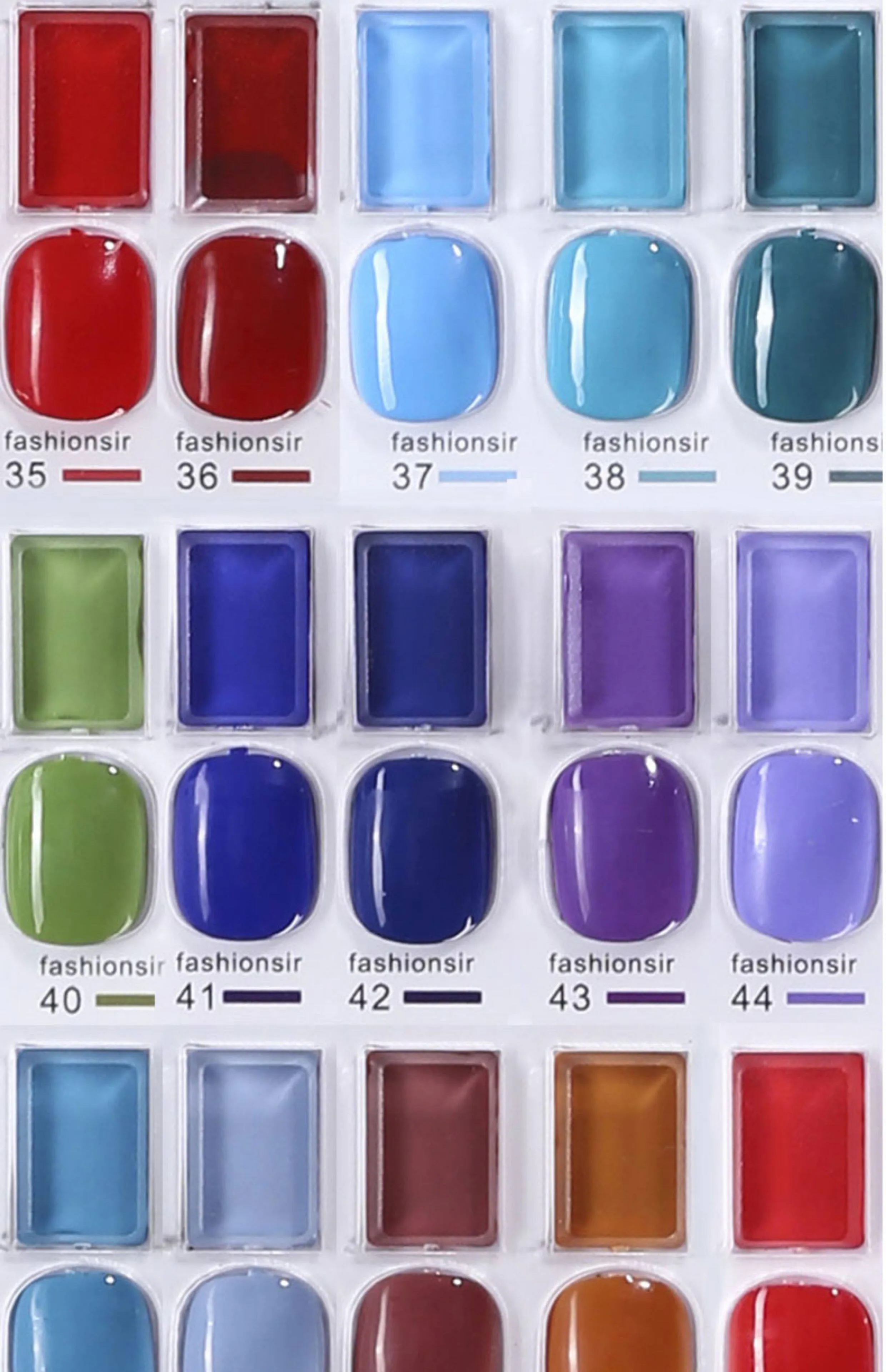 Cream Soy Milk Gel Polish 150 Colors: Mr. Fashion Milkshake — Full Summer Collection