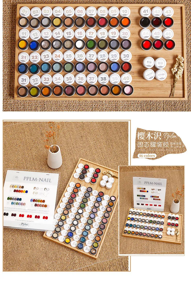 Japanese Solid Gel 46 Colors: Sakura Blue — Professional Solid Shades
