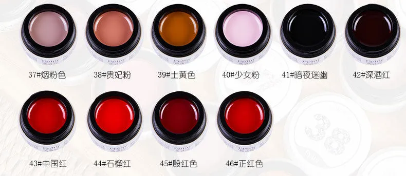 Japanese Solid Gel 46 Colors: Sakura Blue — Professional Solid Shades