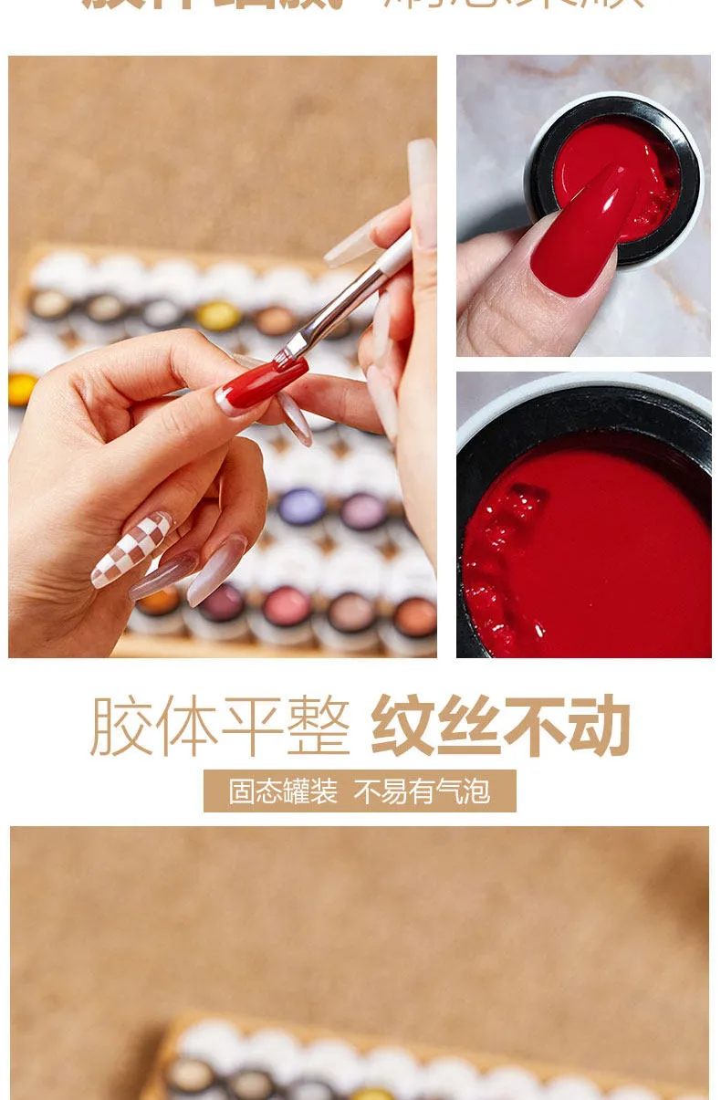 Japanese Solid Gel 46 Colors: Sakura Blue — Professional Solid Shades