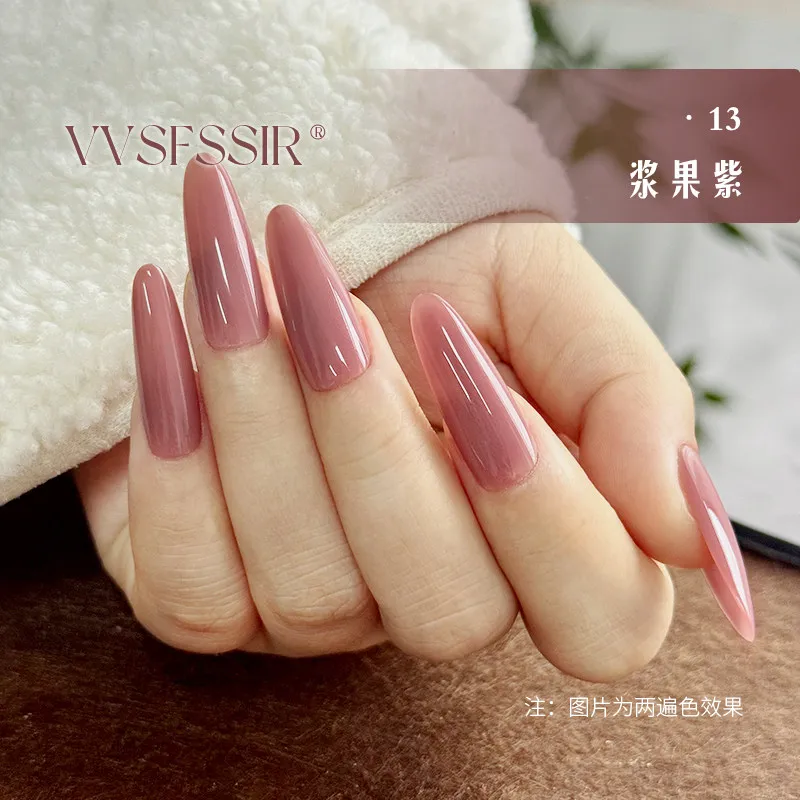 Universal Base Nude Gel 9 Colors: Huanhuan Icy Sheer — Neutral Nude Tones