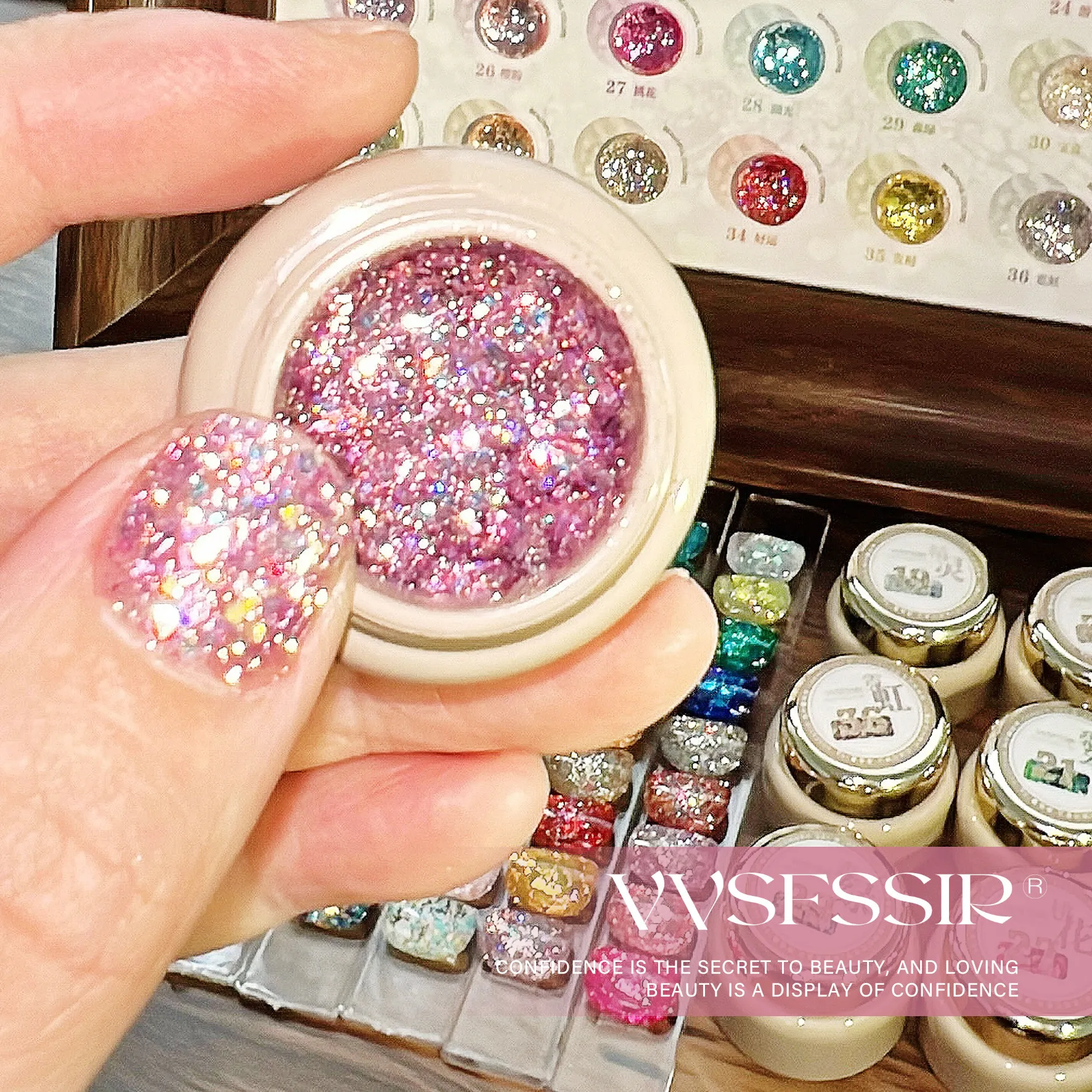 Pandora Glitter Gel 36 Colors: Sparkle Box — Dazzling Glitter Sparkle