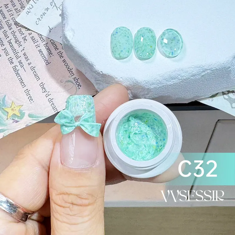 Icing Oil Painting Texture Gel 9 Colors: Frosting Dots — 3D Relief Texture Art