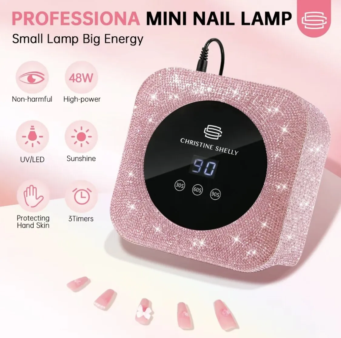 High Power 48W LED UV Nail Lamp product photo 2