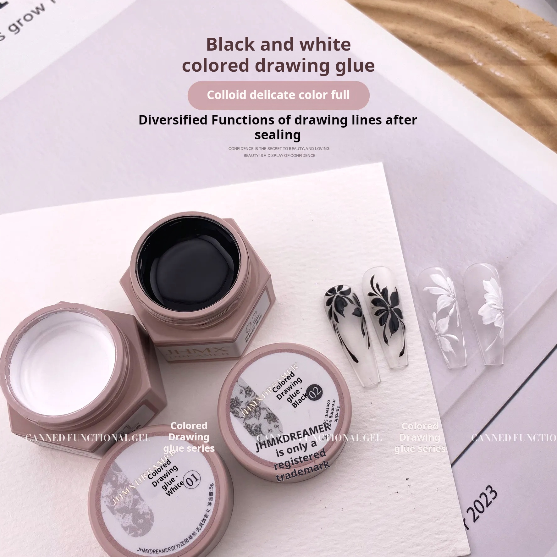 Jiahe Dreamer Nail Art Painting Gel Set product photo 4