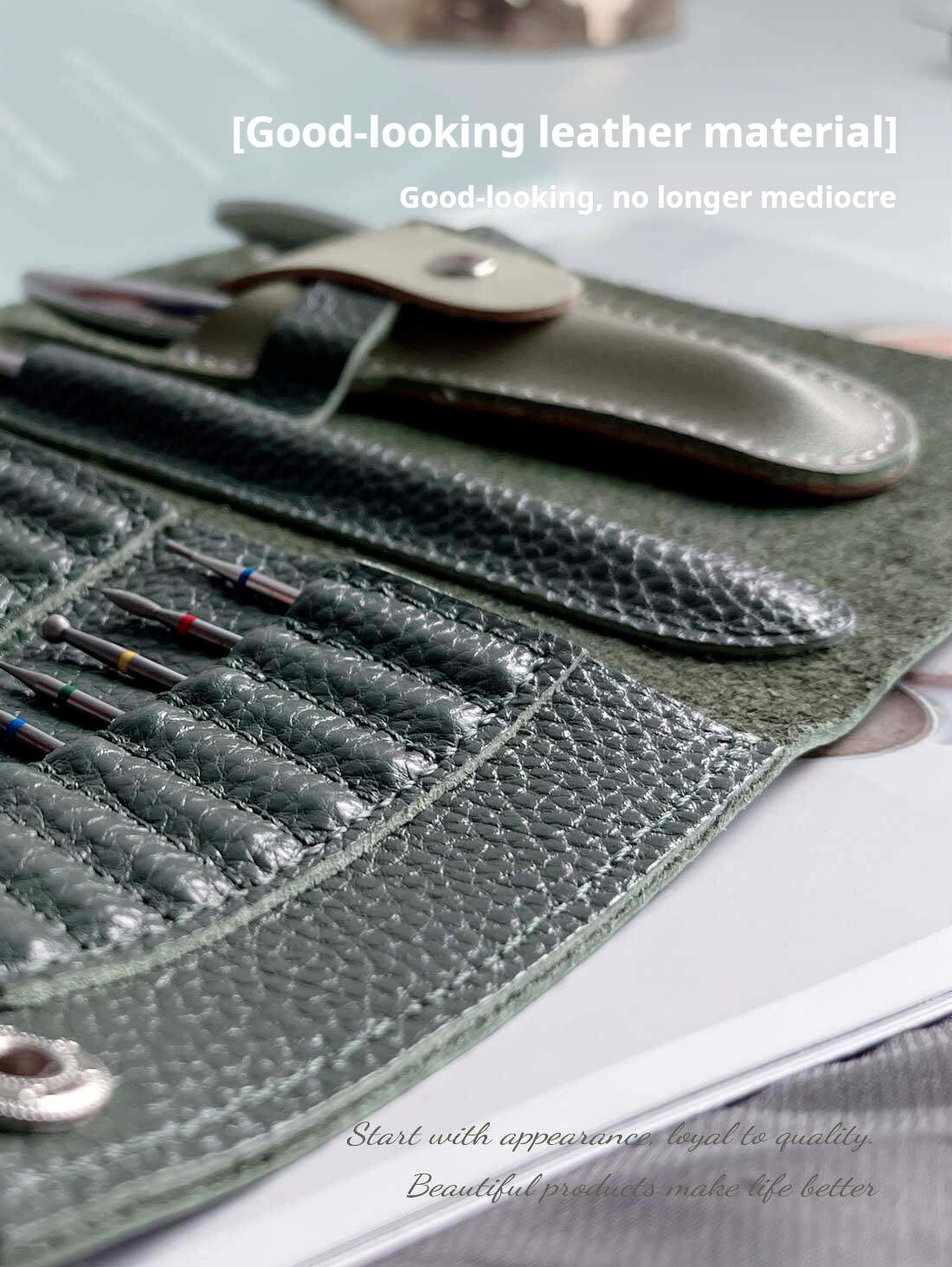 Jiahe JHMX Leather Nail Tool Storage Case product photo 4