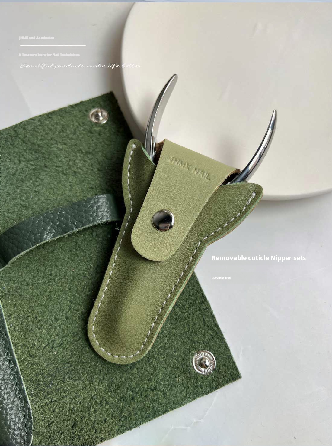 Jiahe JHMX Leather Nail Tool Storage Case product photo 8