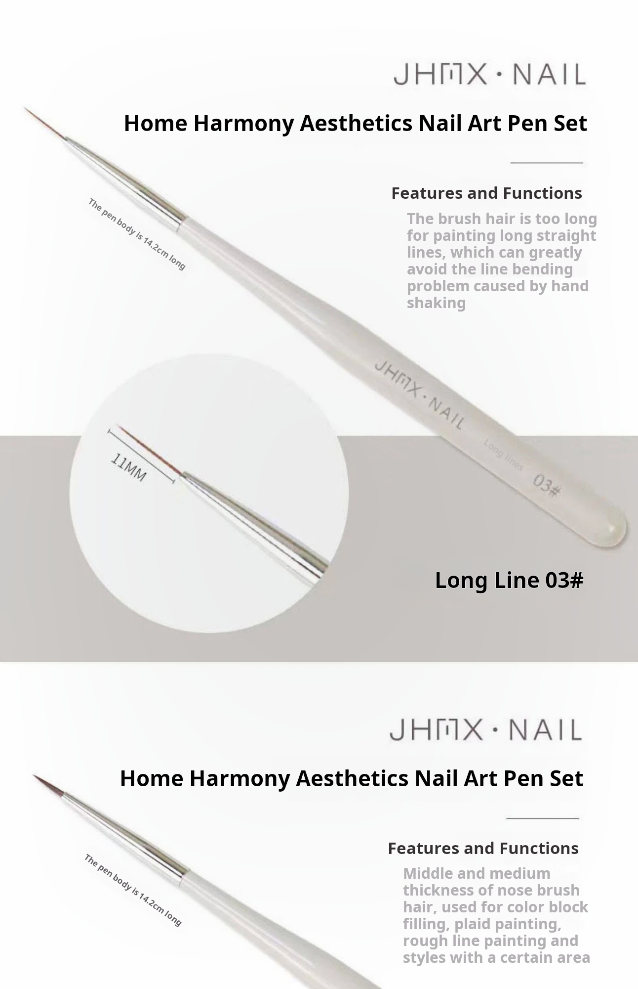 Jiahe JHMX Nail Brush Set product photo 4