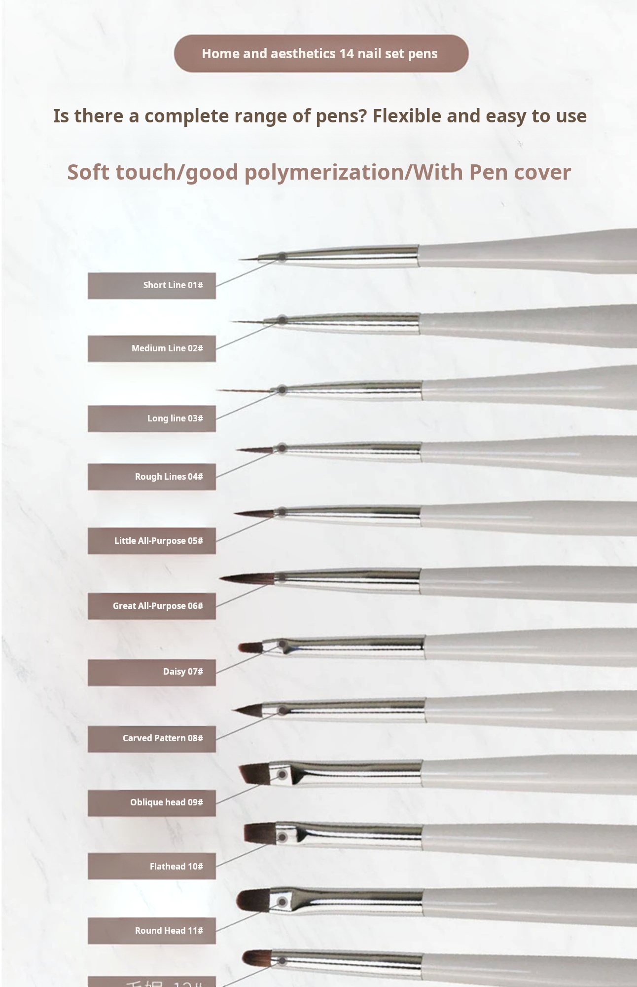 Jiahe JHMX Nail Brush Set product photo 5
