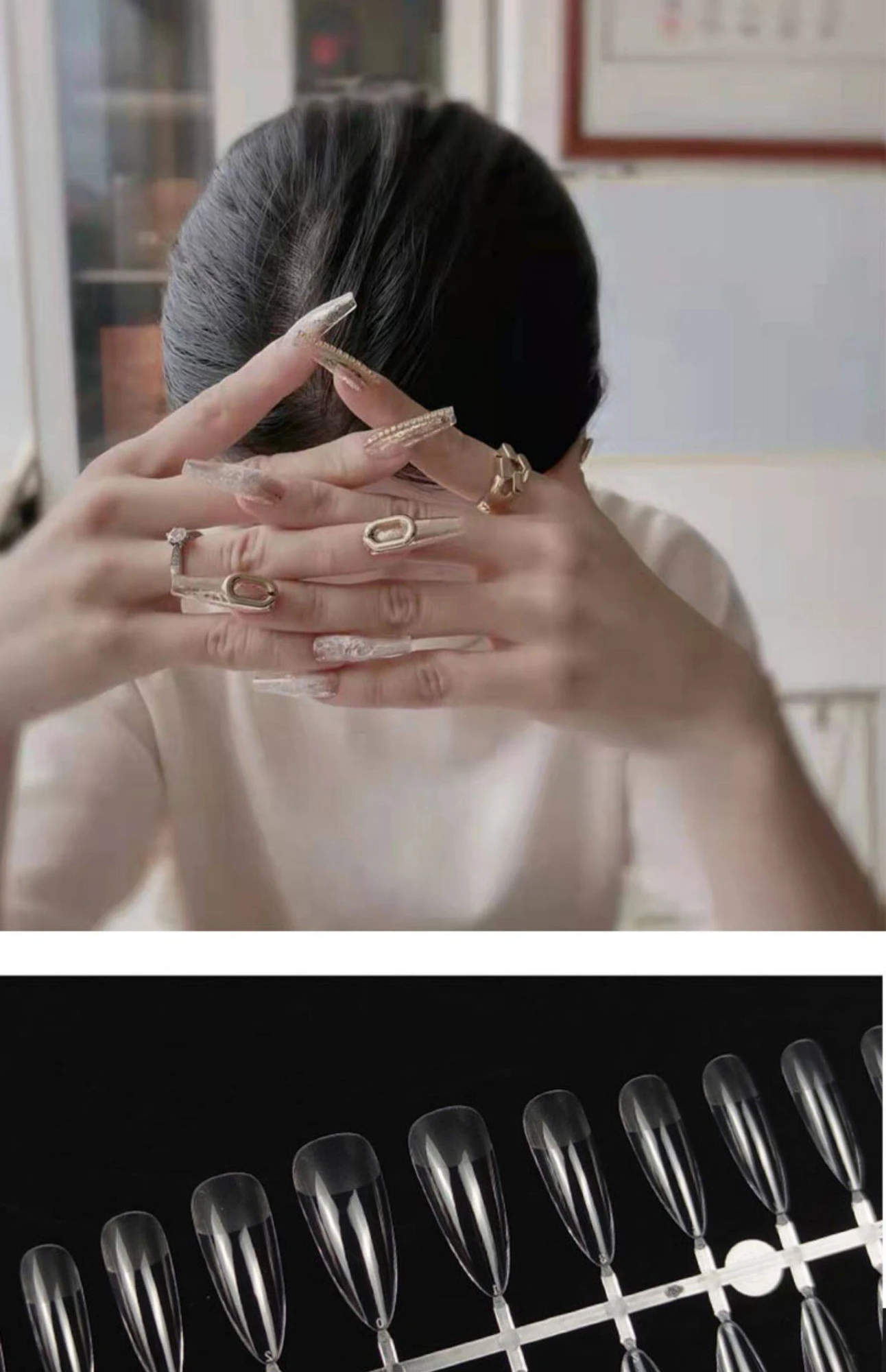 Jiahe JHMX Ultra-Thin Press-On Nail Tips product photo 2