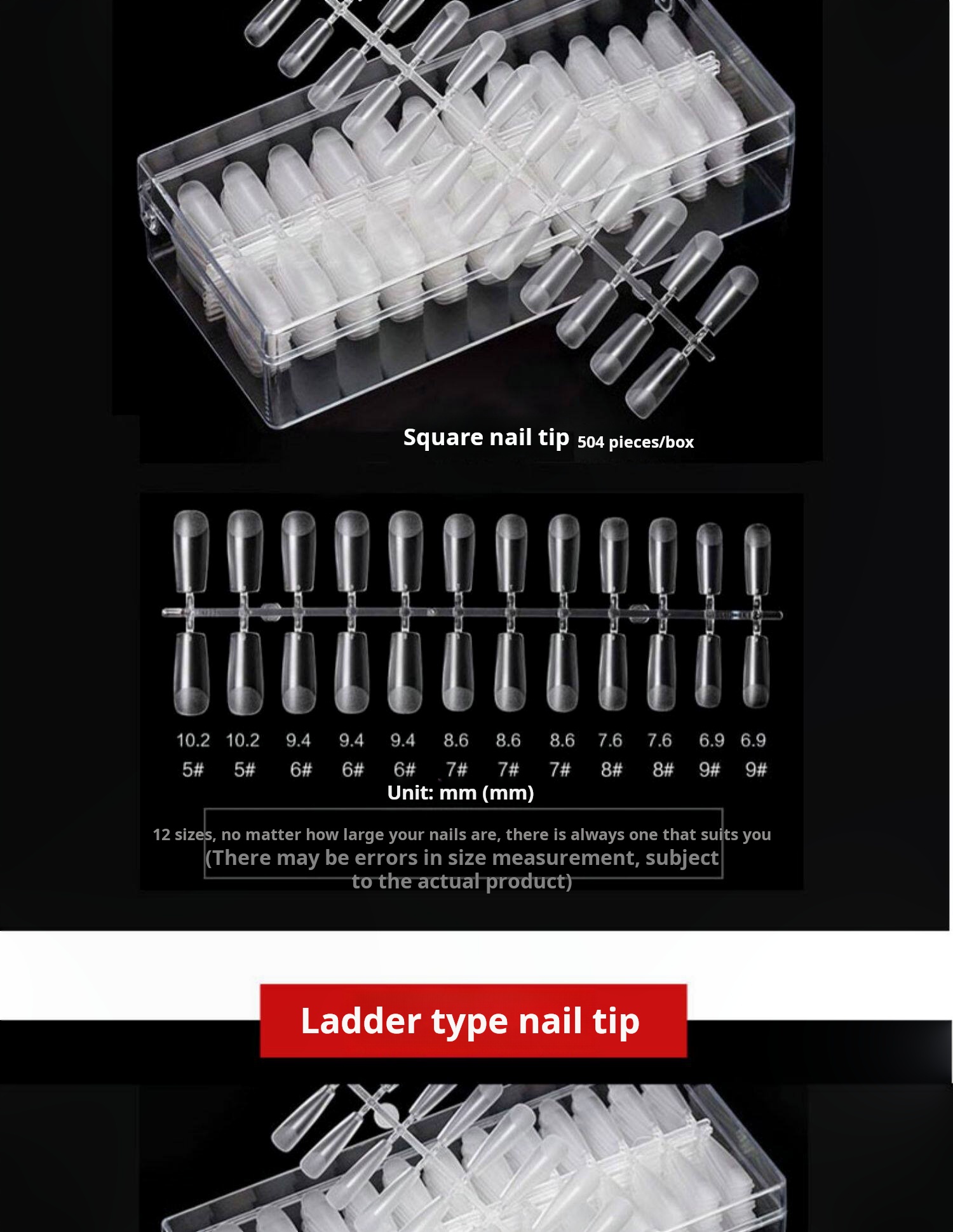 Jiahe JHMX Ultra-Thin Press-On Nail Tips product photo 5