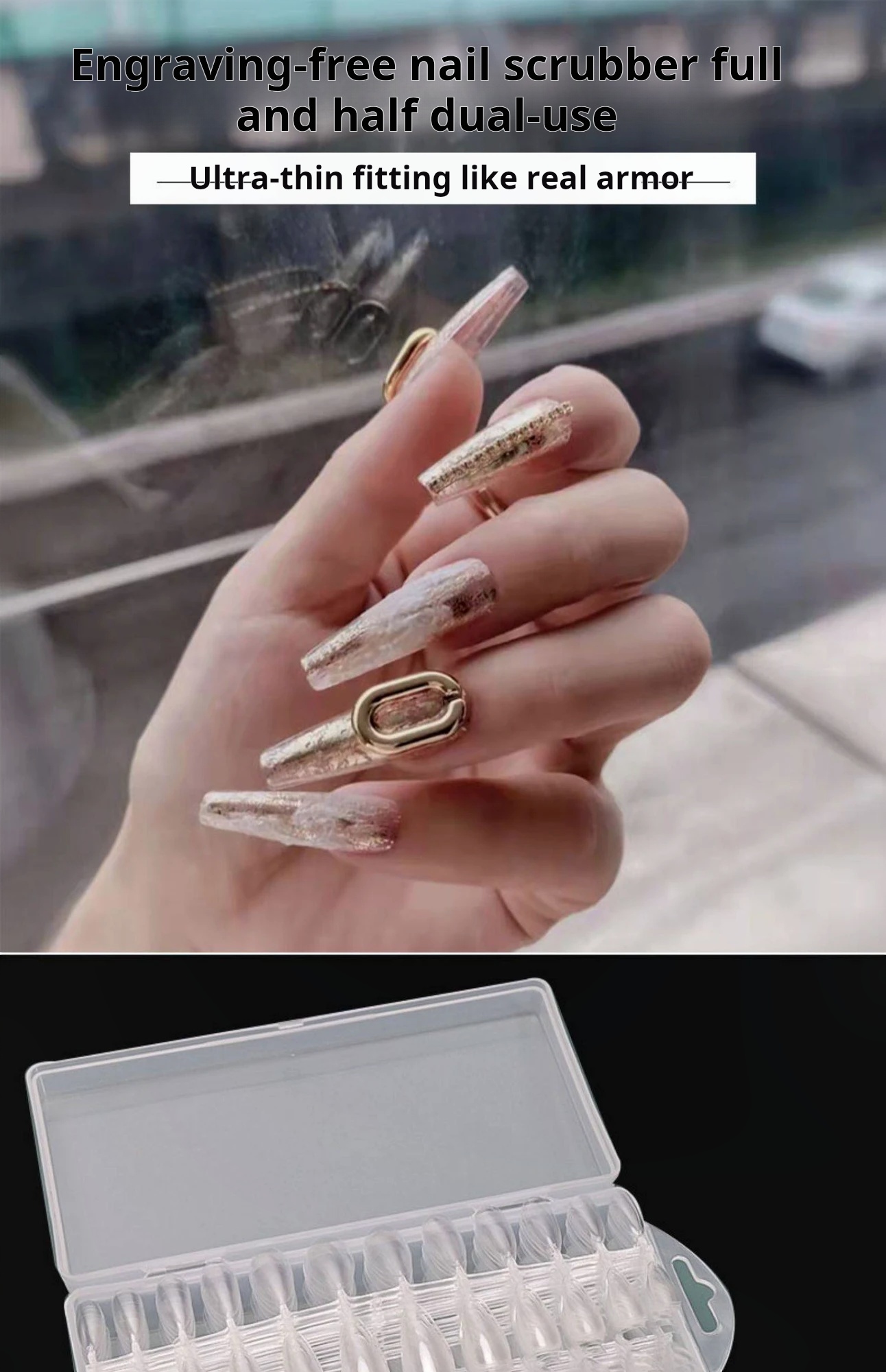 Jiahe JHMX Ultra-Thin Press-On Nail Tips product photo 6