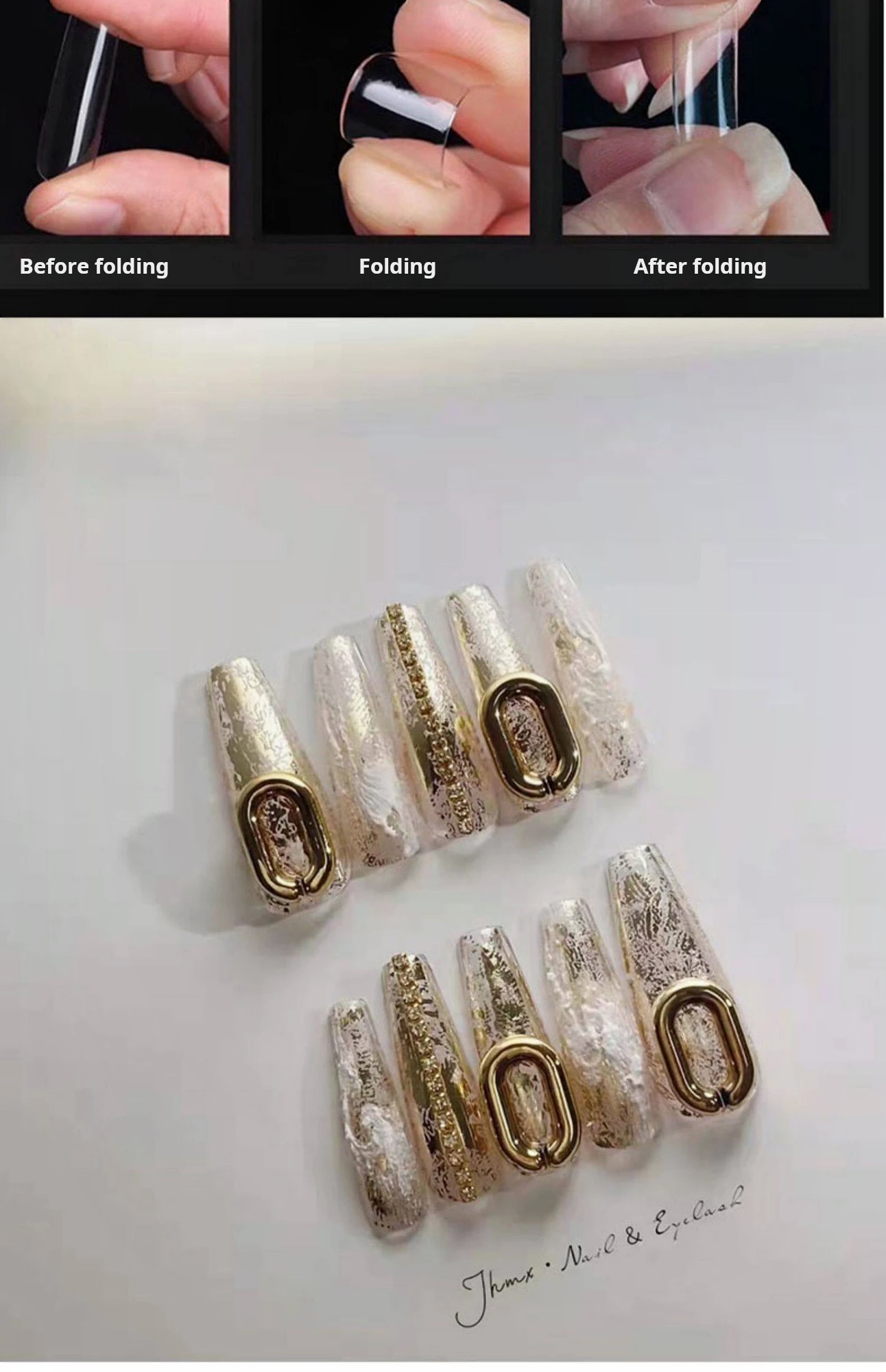 Jiahe JHMX Ultra-Thin Press-On Nail Tips product photo 13