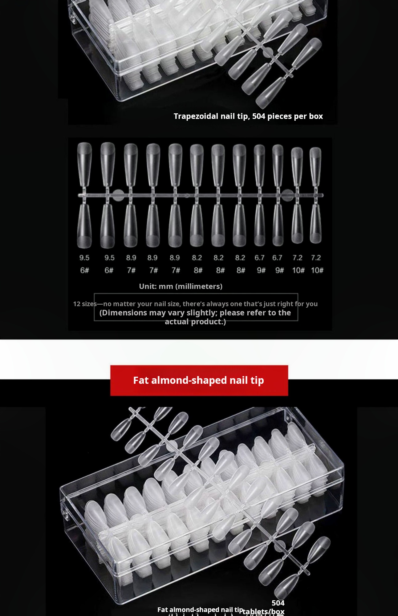 Jiahe JHMX Ultra-Thin Press-On Nail Tips product photo 15