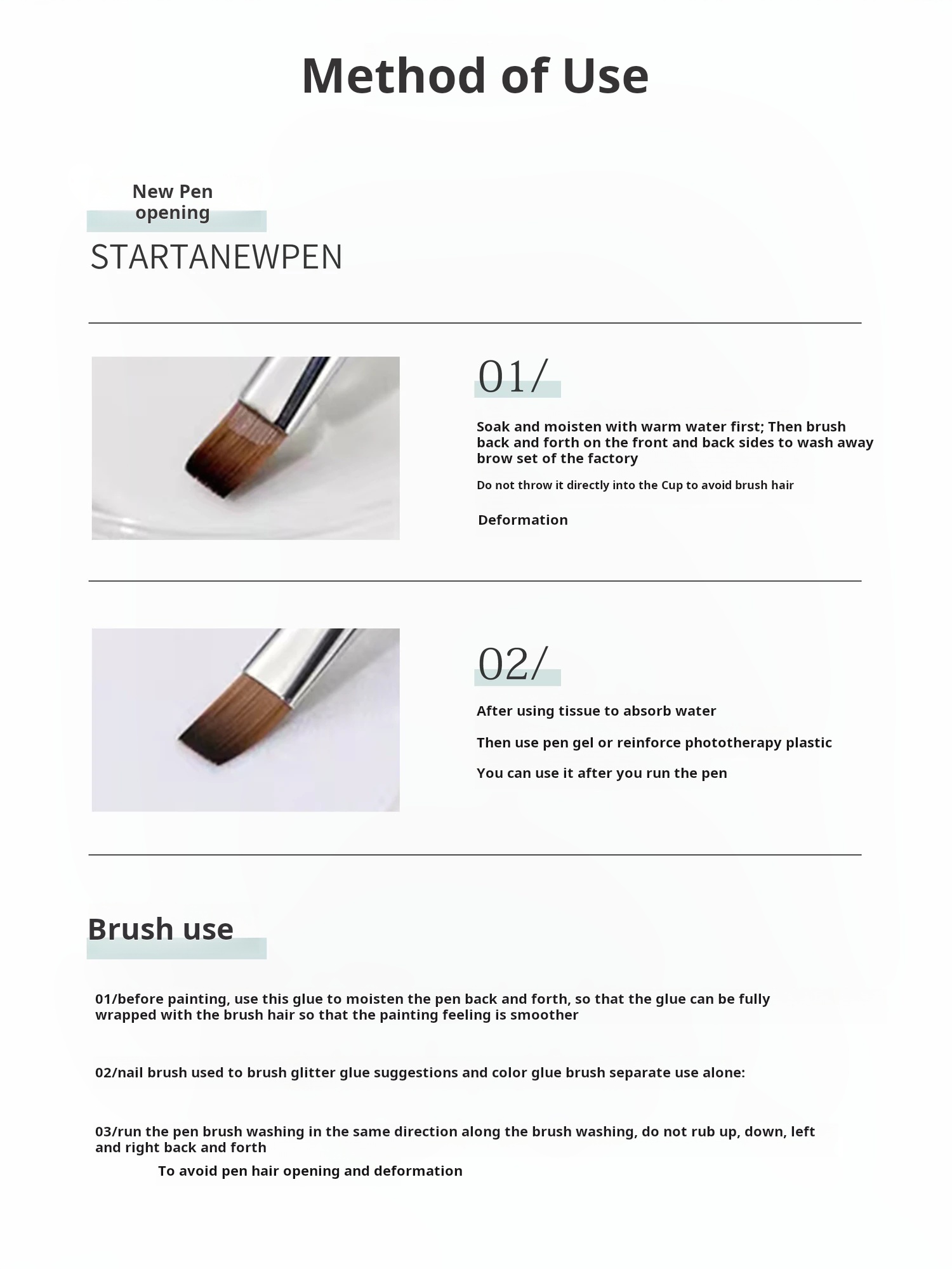 Jiahe Nail Art Brush Set product photo 6