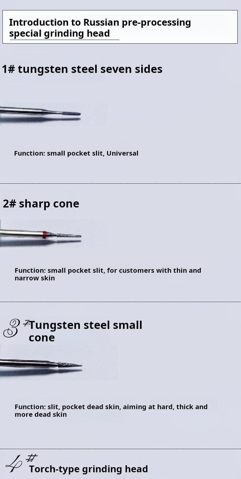 Jiahe Tungsten Carbide Nail Drill Bit product photo 4