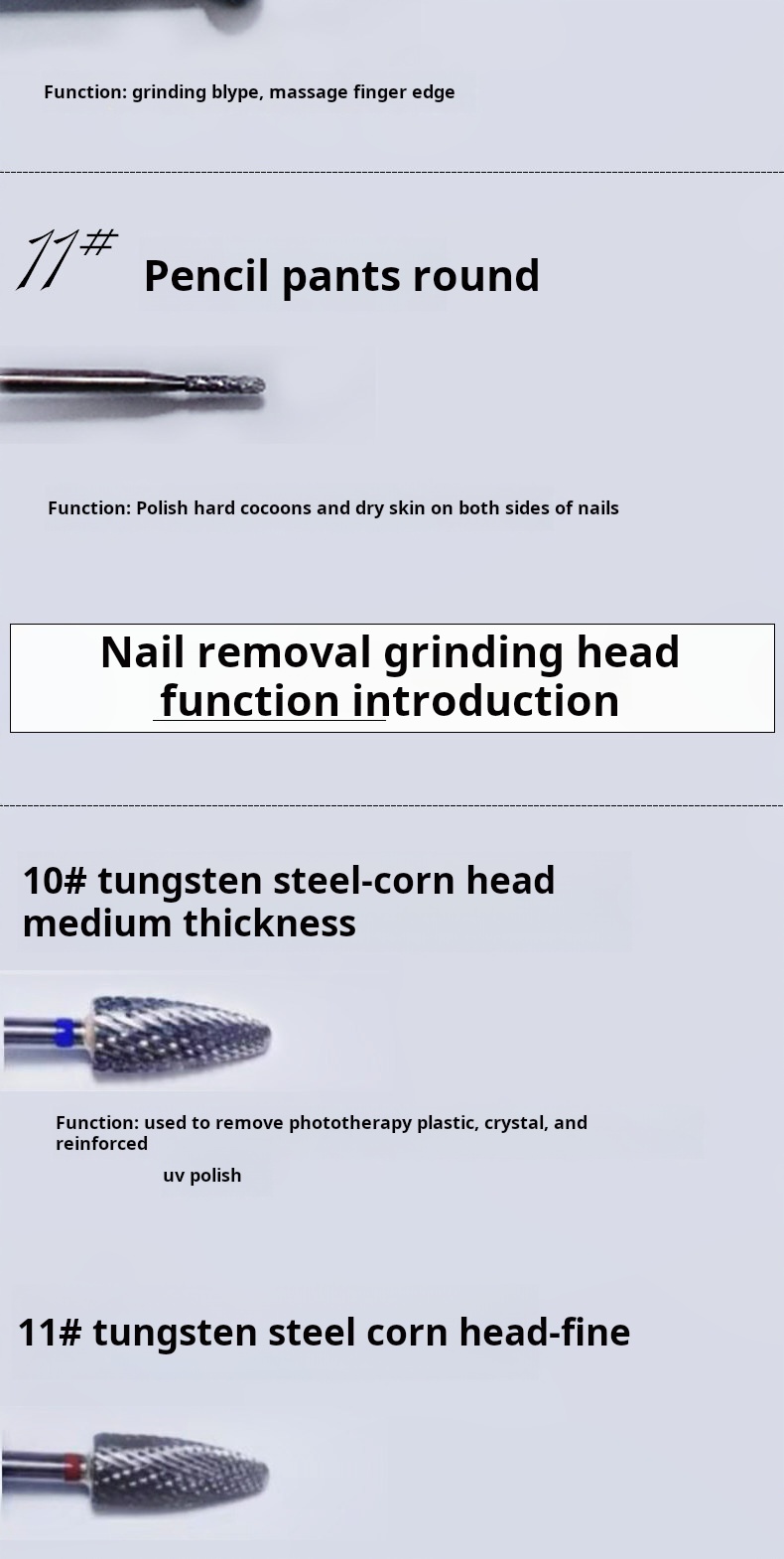 Jiahe Tungsten Carbide Nail Drill Bit product photo 5