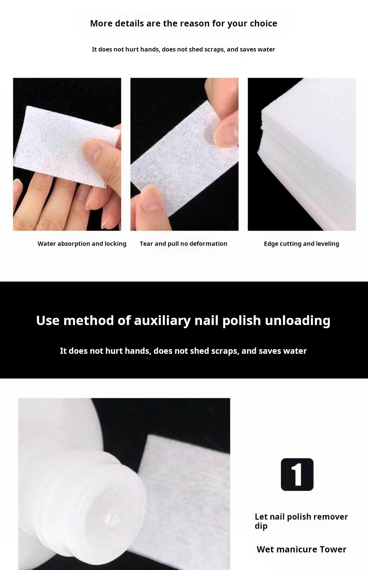Lint-Free Nail Wipes