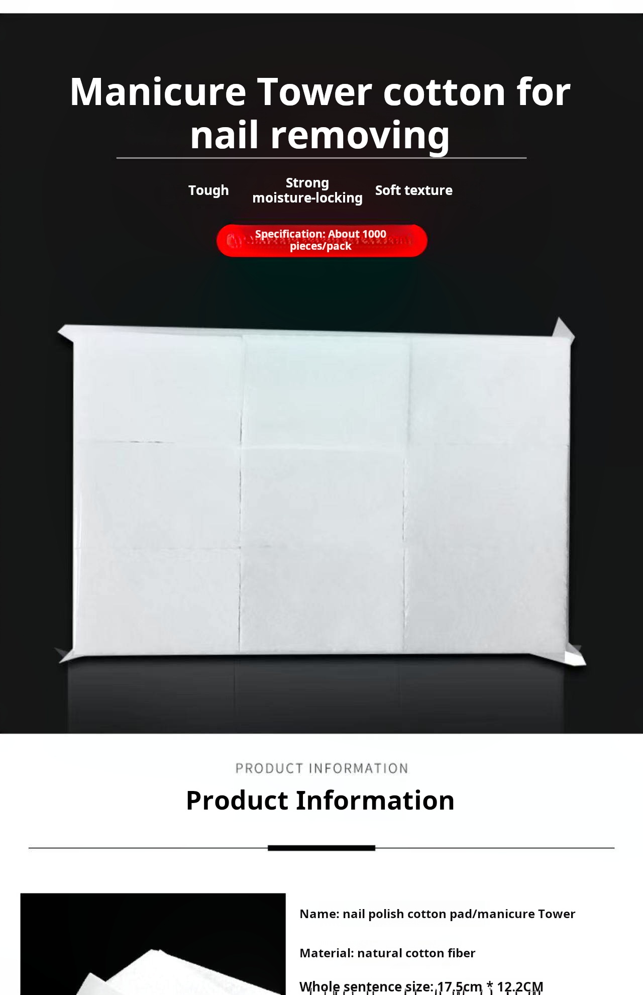 Lint-Free Nail Wipes product photo 6