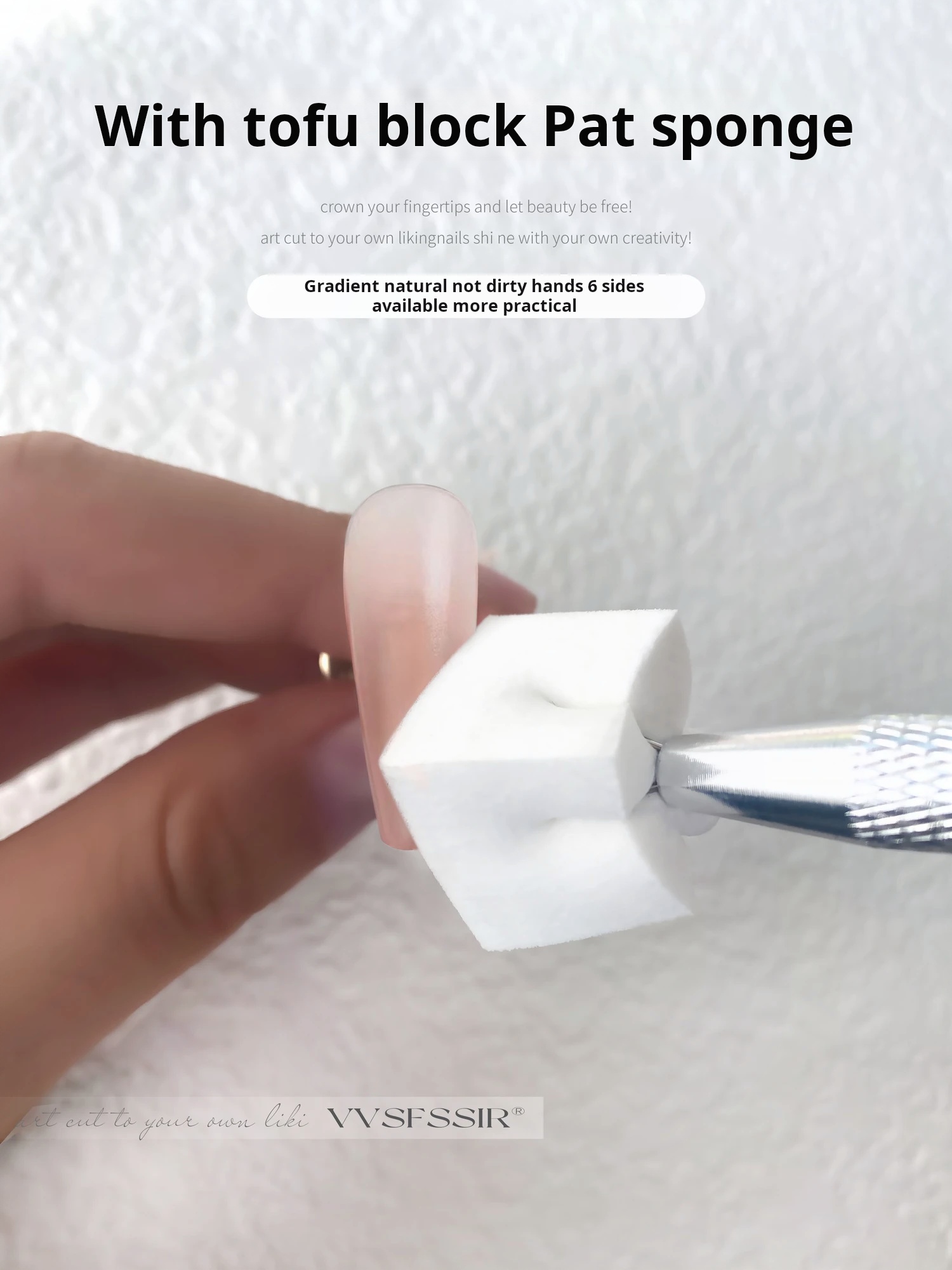 Mini Sponge Puff for Patting Gel product photo 5