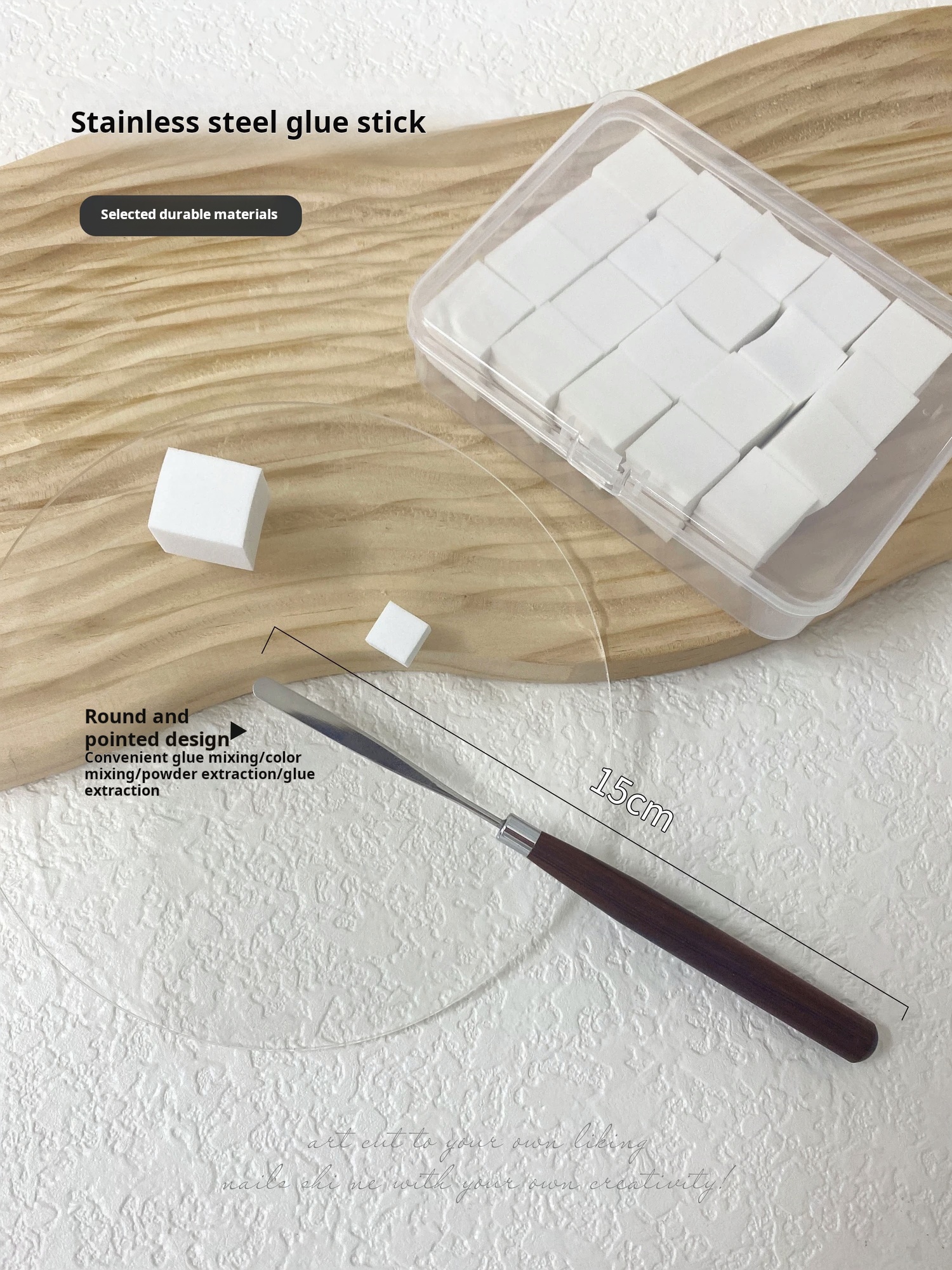 Mini Sponge Puff for Patting Gel product photo 6