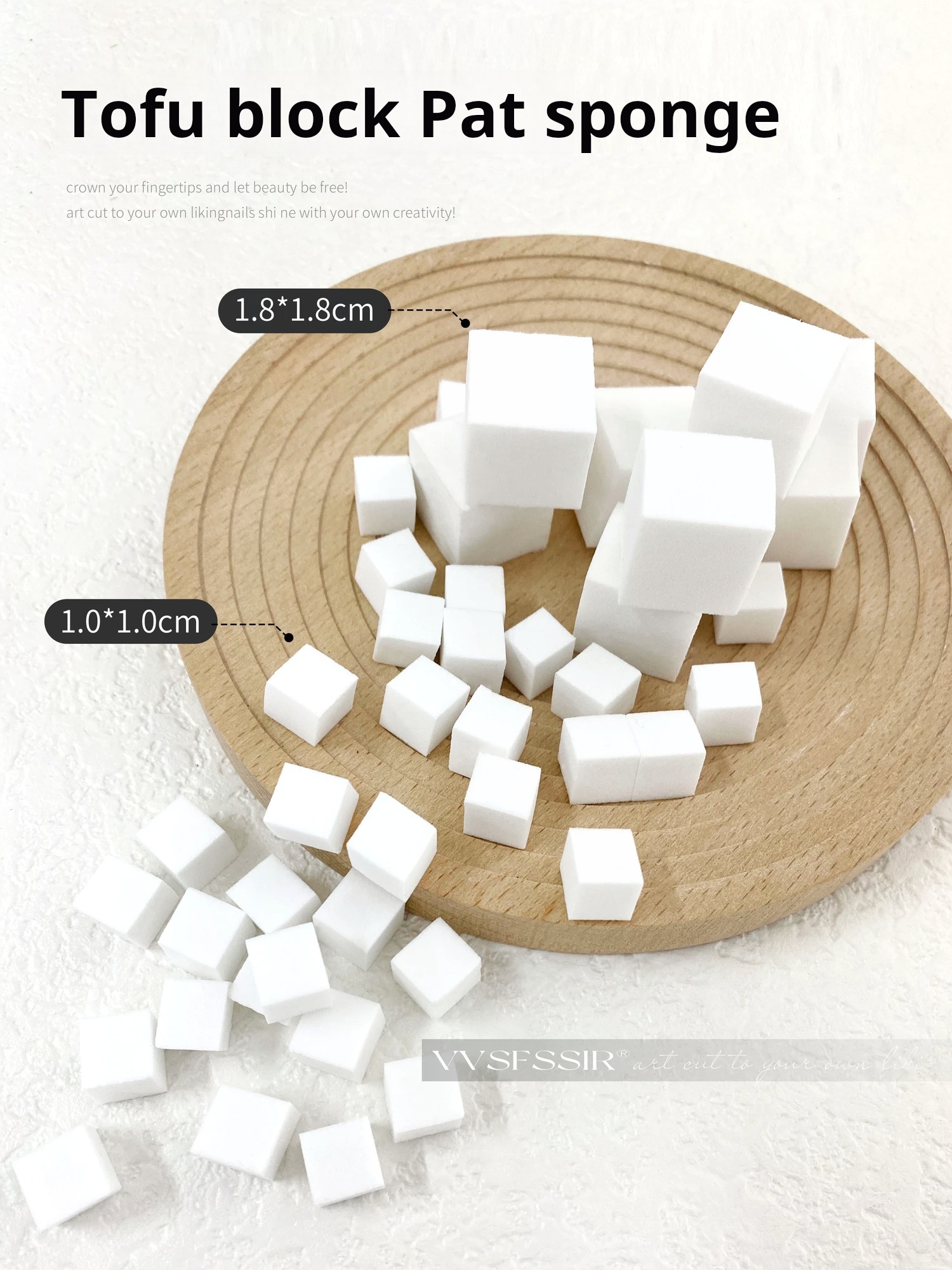 Mini Sponge Puff for Patting Gel product photo 7