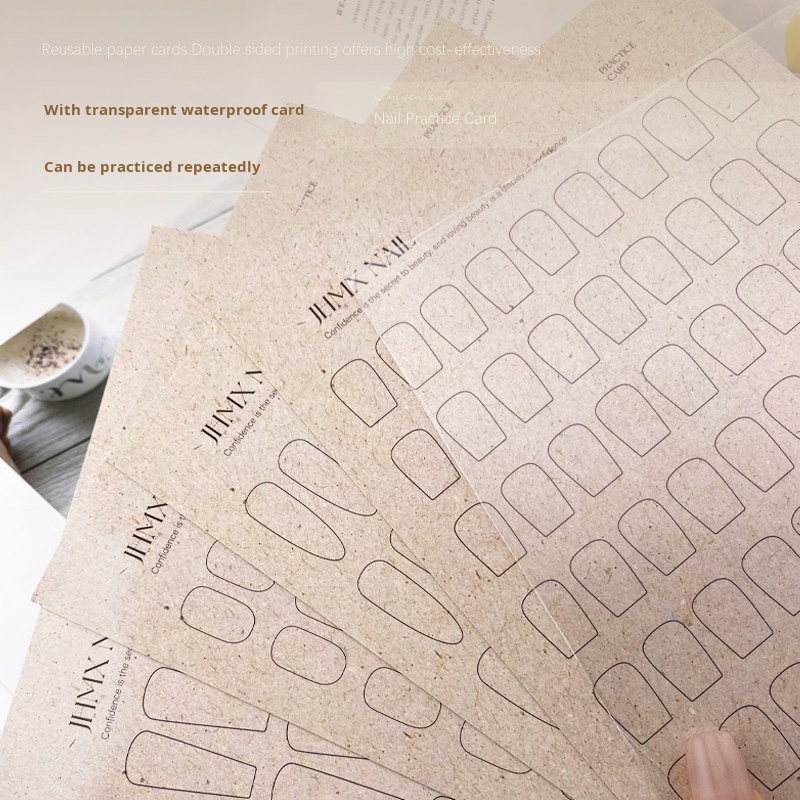 Reusable Nail Art Practice Cards product photo 2