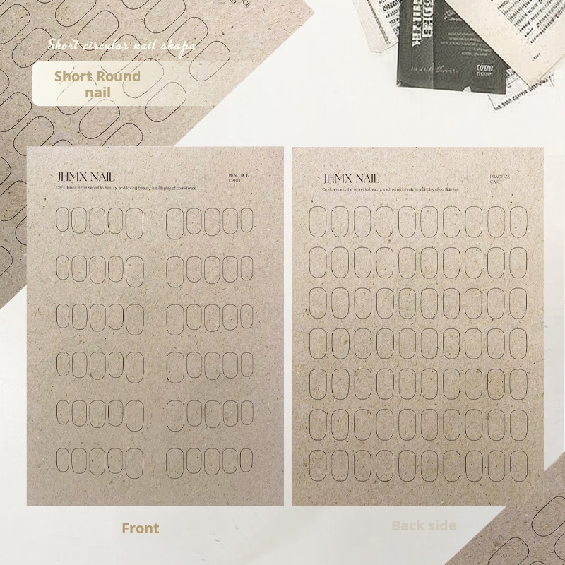 Reusable Nail Art Practice Cards product photo 3