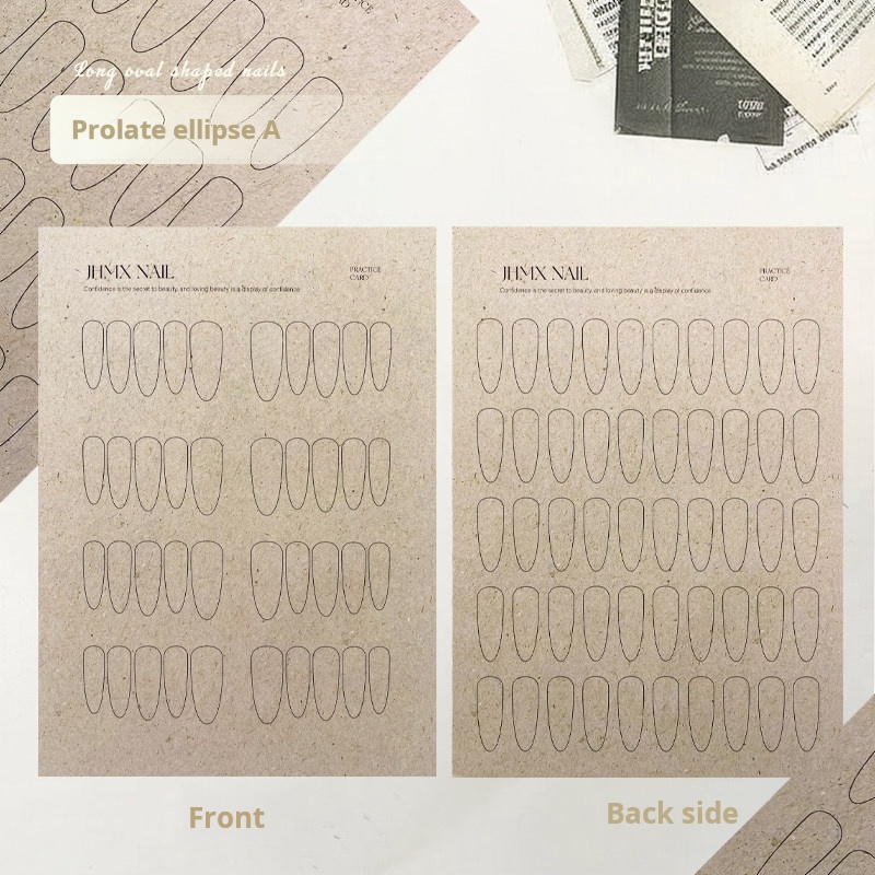Reusable Nail Art Practice Cards product photo 6