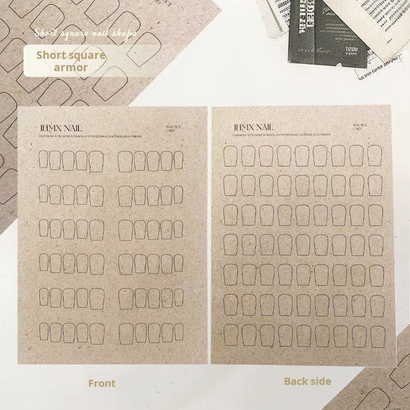 Reusable Nail Art Practice Cards product photo 8
