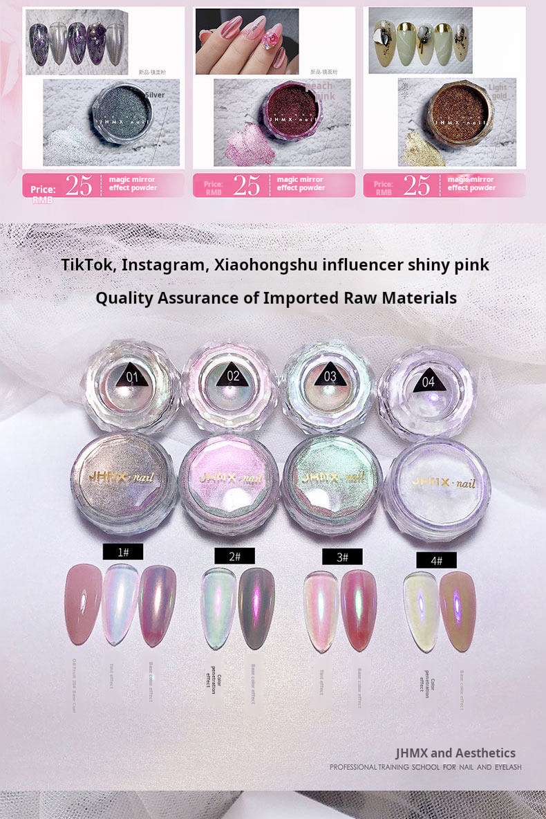 Solid Mirror Chrome Nail Powder product photo 6