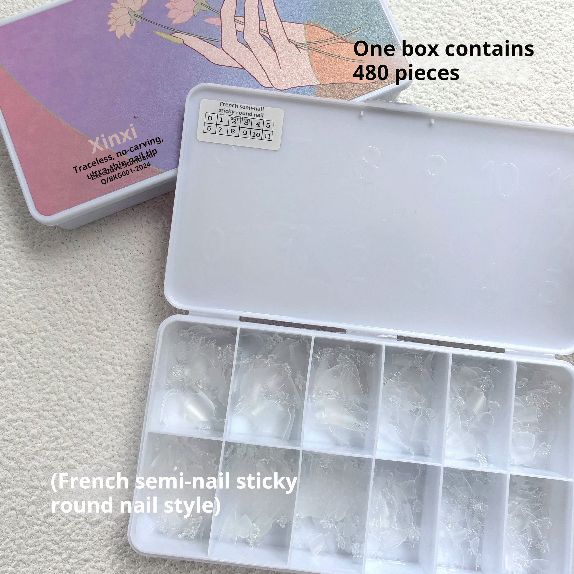 Xigou Press-On Nail Tips product photo 7